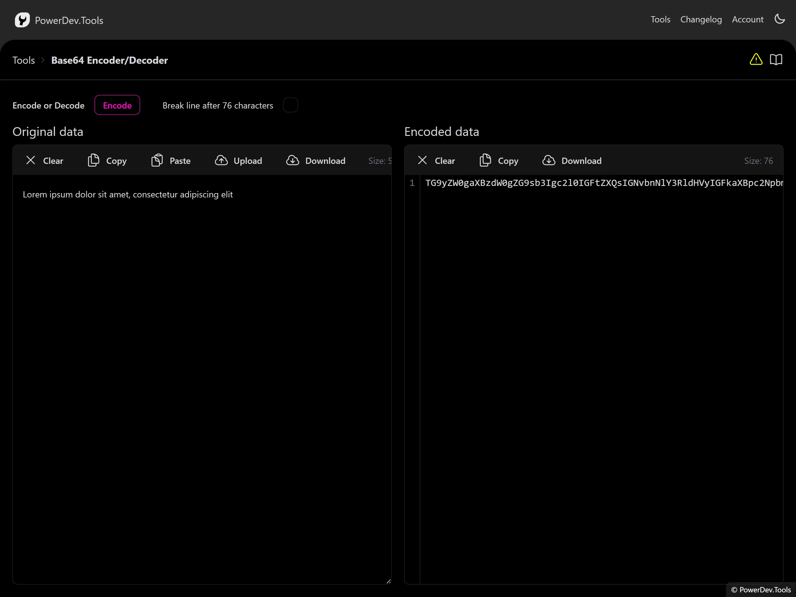 Base64 Encoder/Decoder