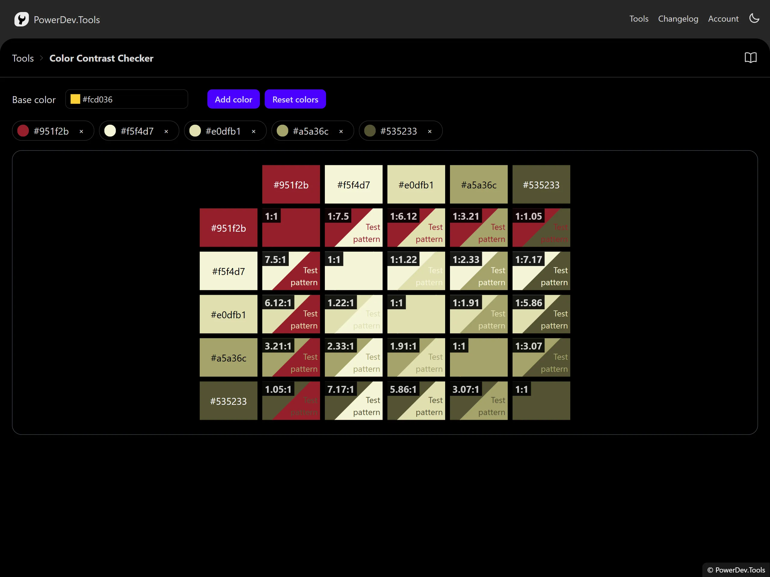 Color Contrast Checker