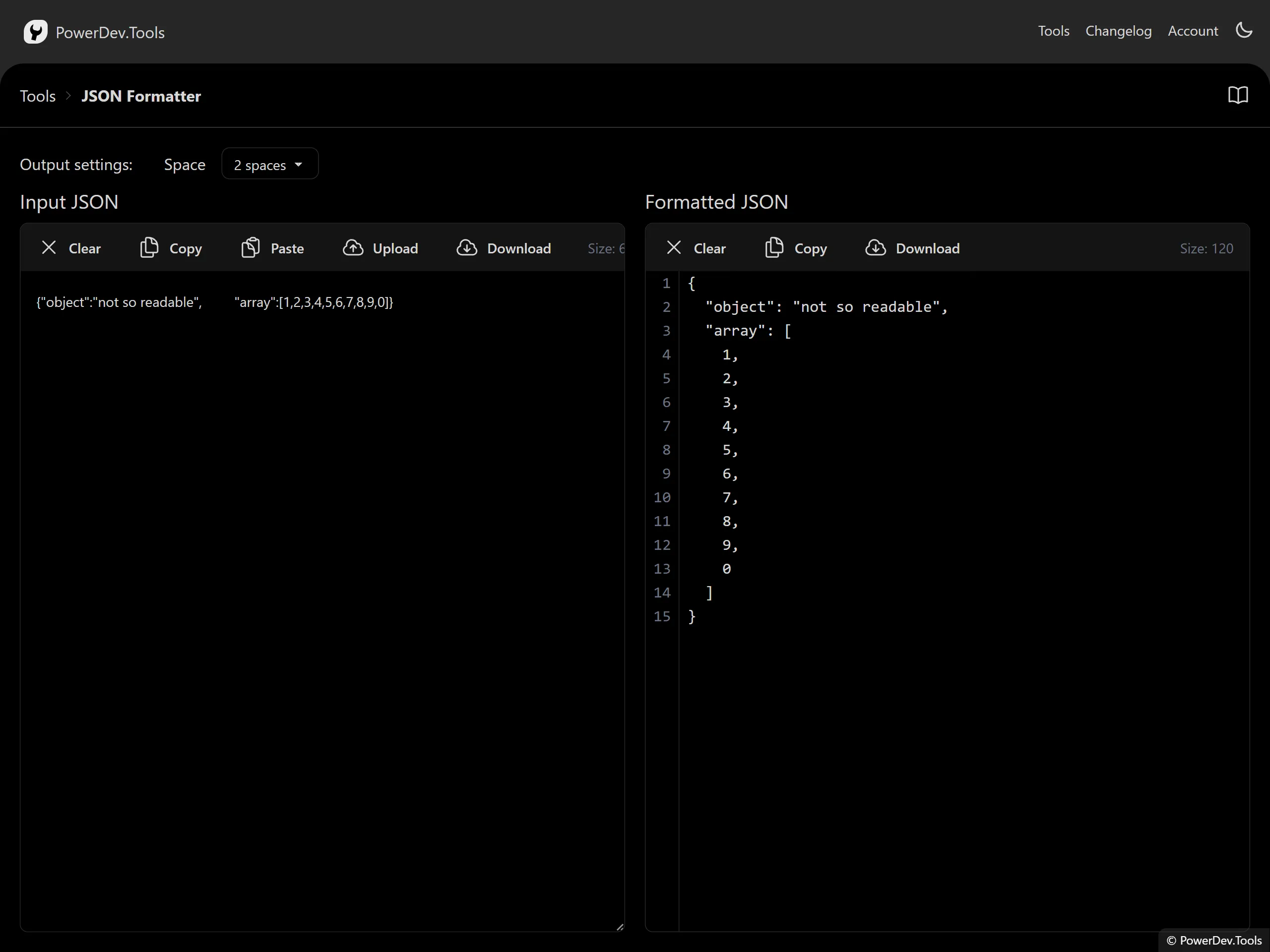 JSON Formatter