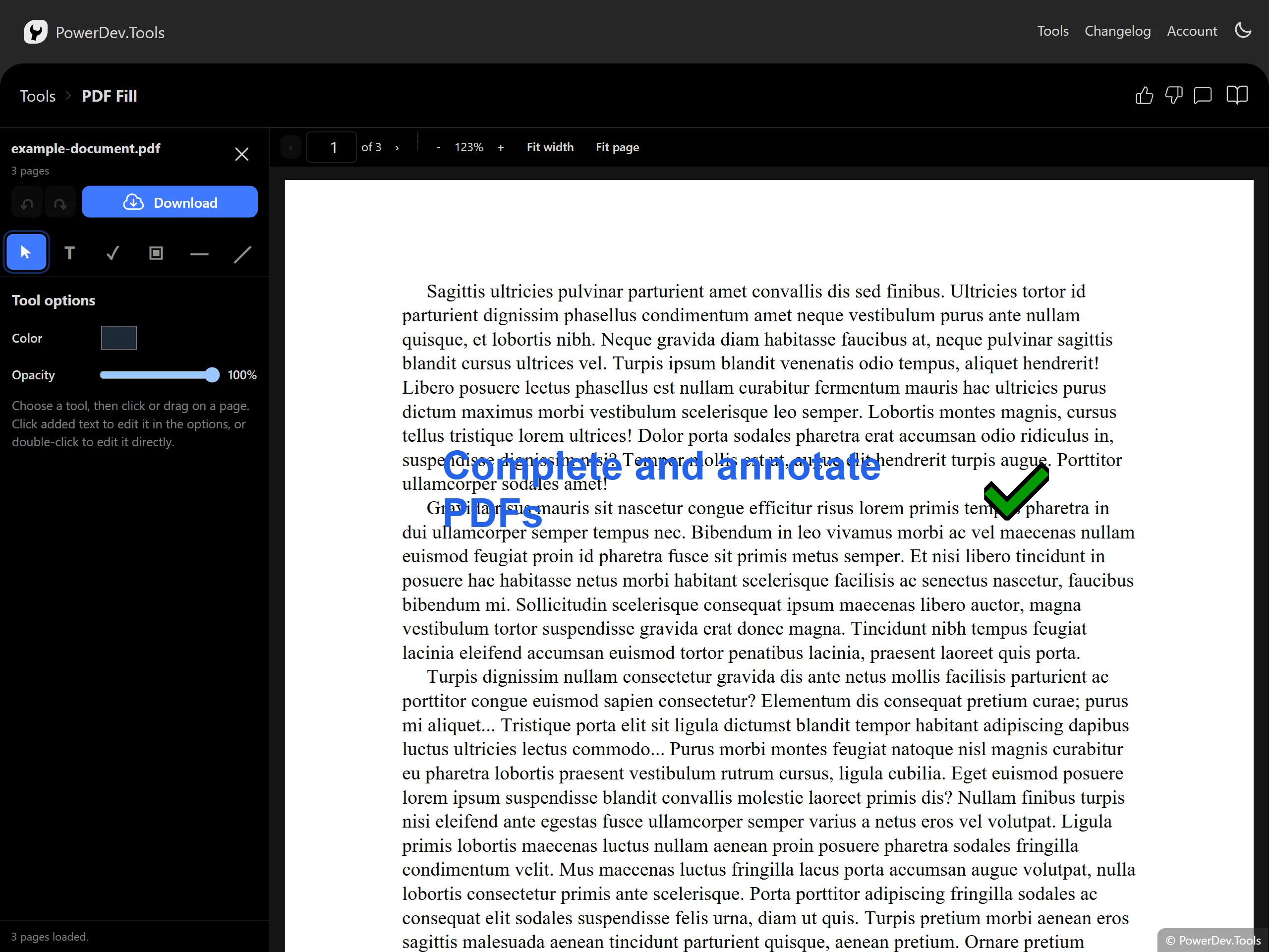PDF Fill