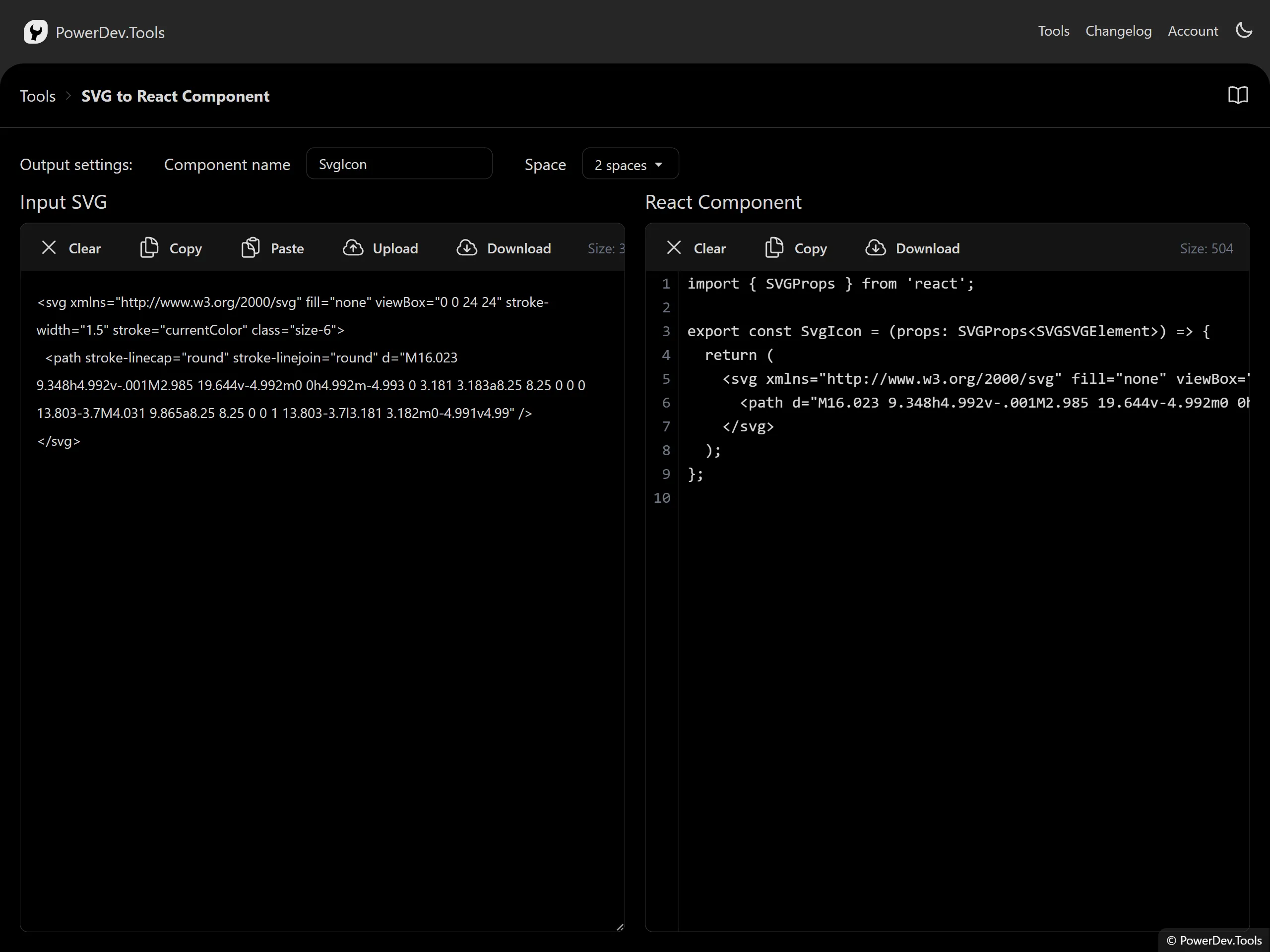 SVG to React Component